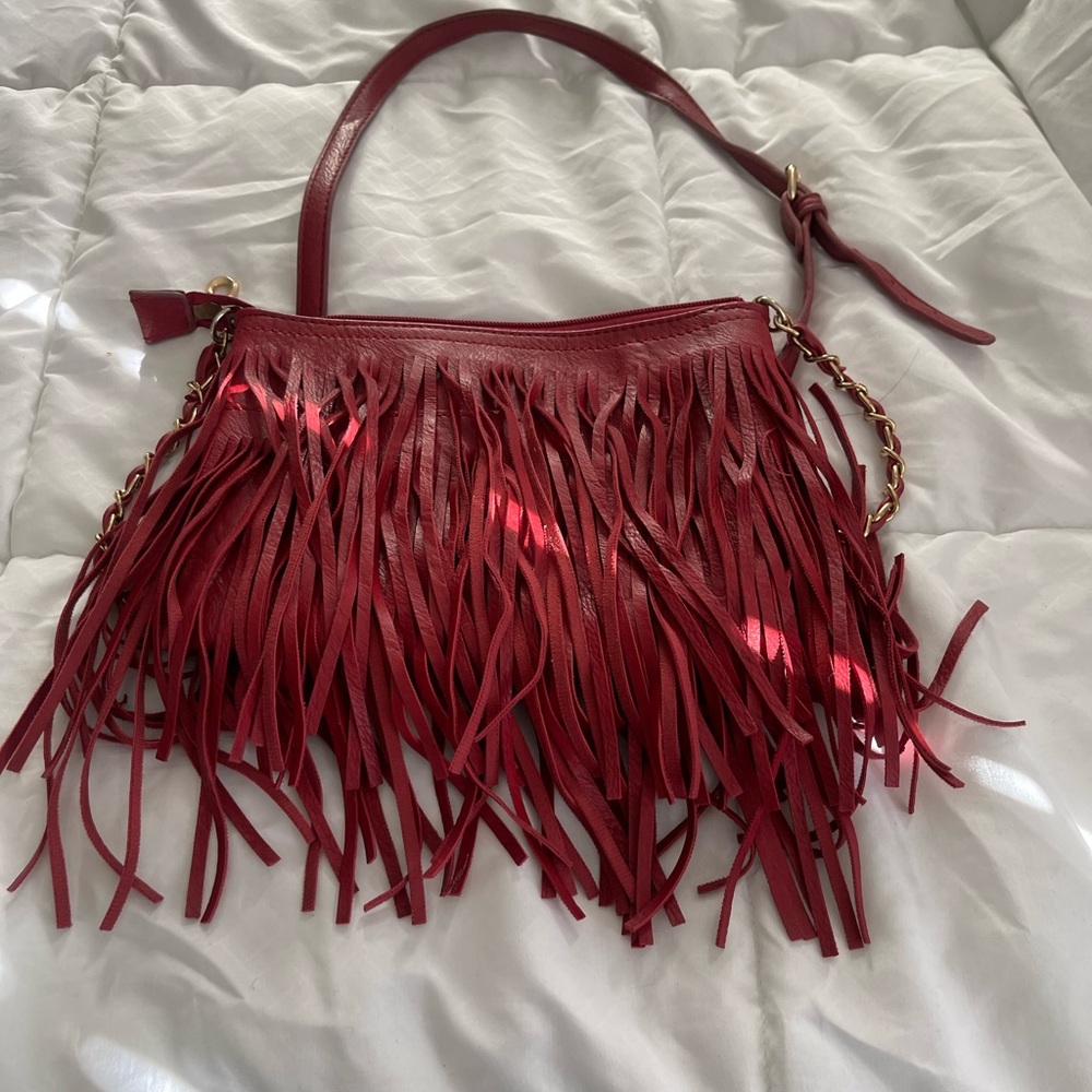 Ruffle purse